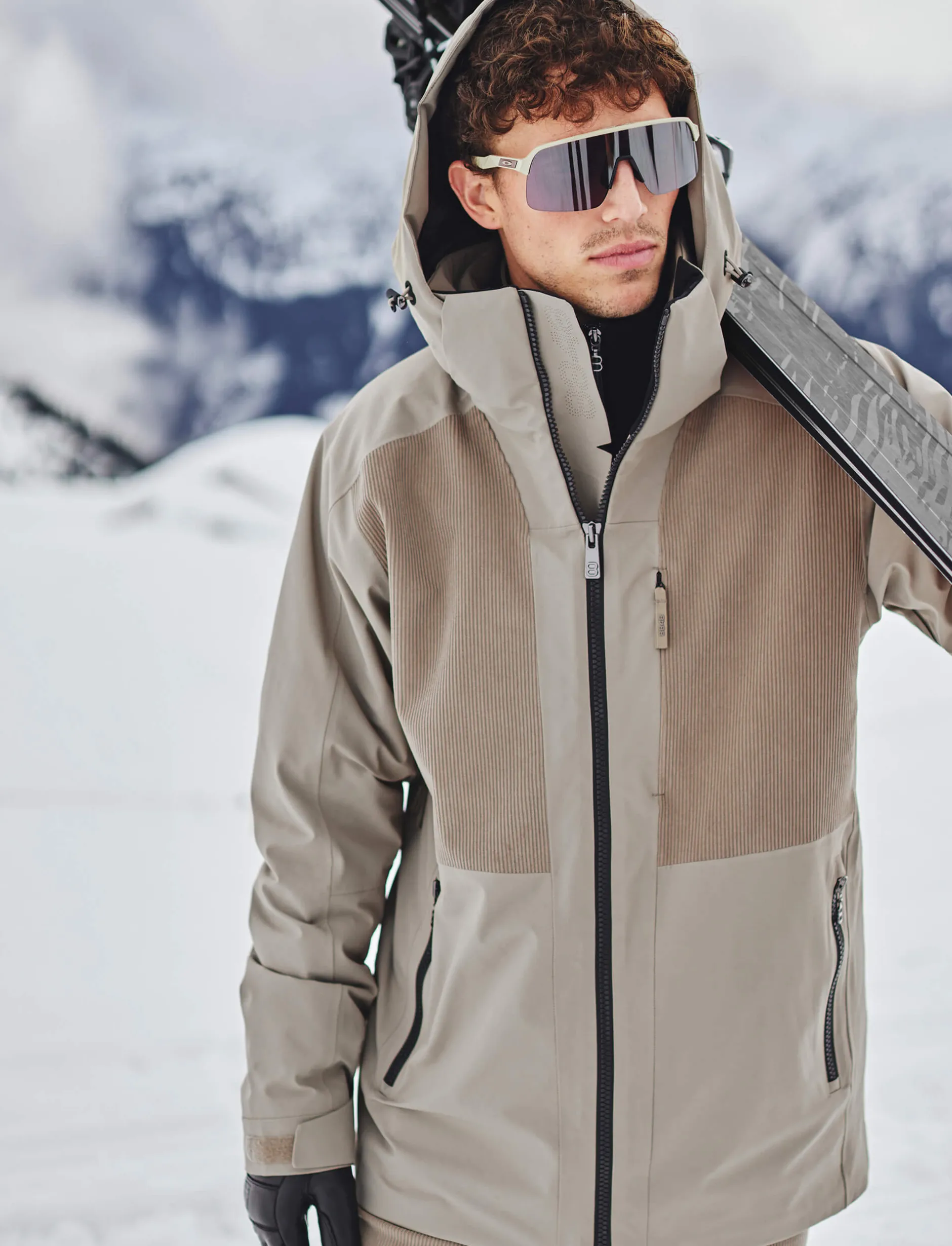 Skidjackor*8848 Altitude Andrew Cord Ski Jacket - Beige