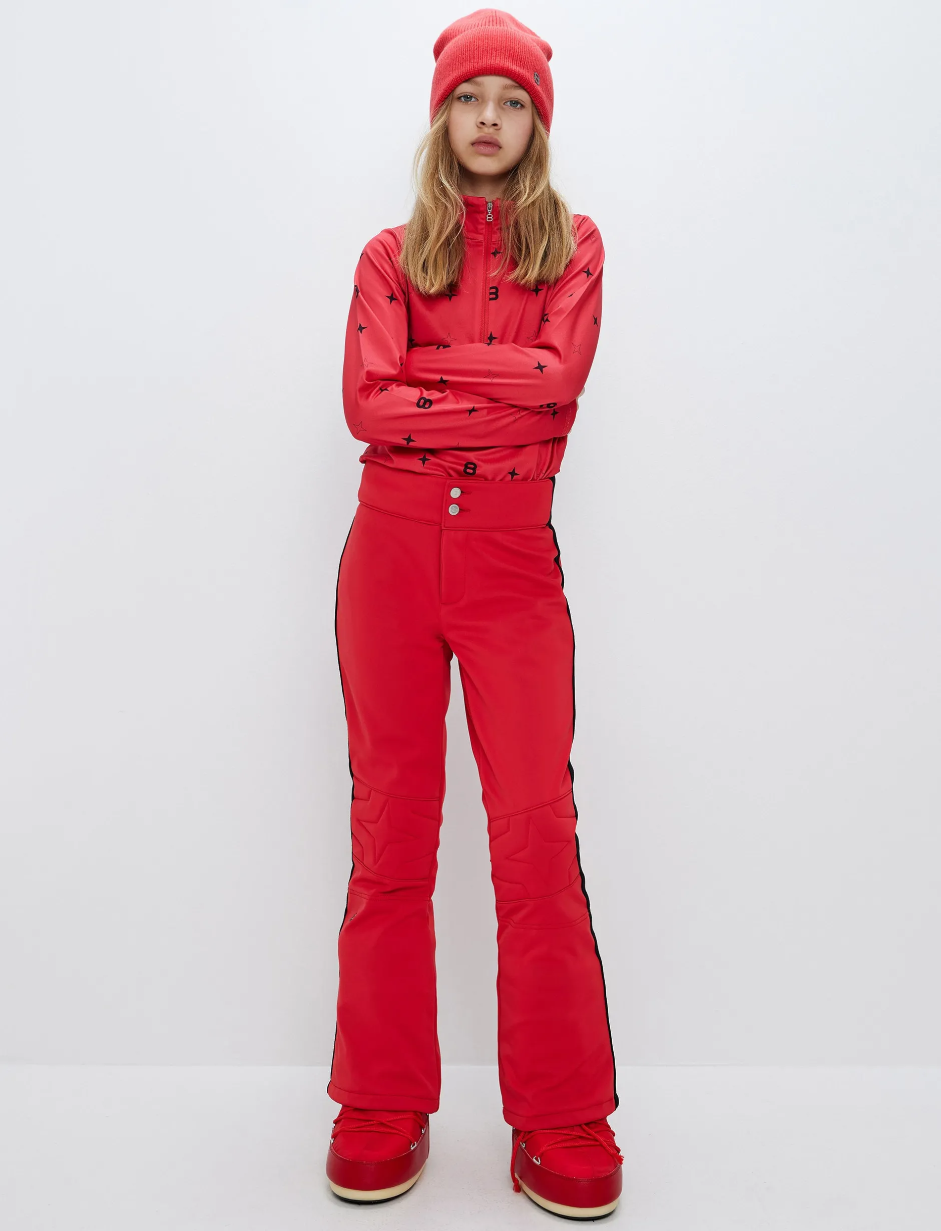 Skidbyxor*8848 Altitude Annbell Star Jr Pant - Poinsetta Red