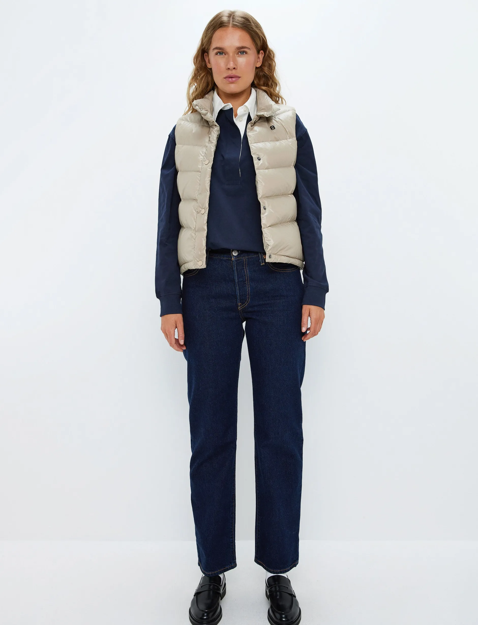 Dunjackor|Jackor*8848 Altitude Bella W Down Vest - Lt Beige