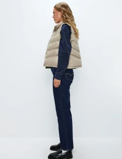 Dunjackor|Jackor*8848 Altitude Bella W Down Vest - Lt Beige