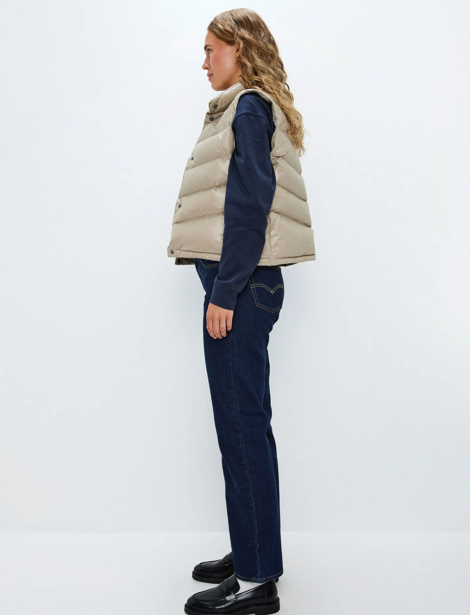 Dunjackor|Jackor*8848 Altitude Bella W Down Vest - Lt Beige