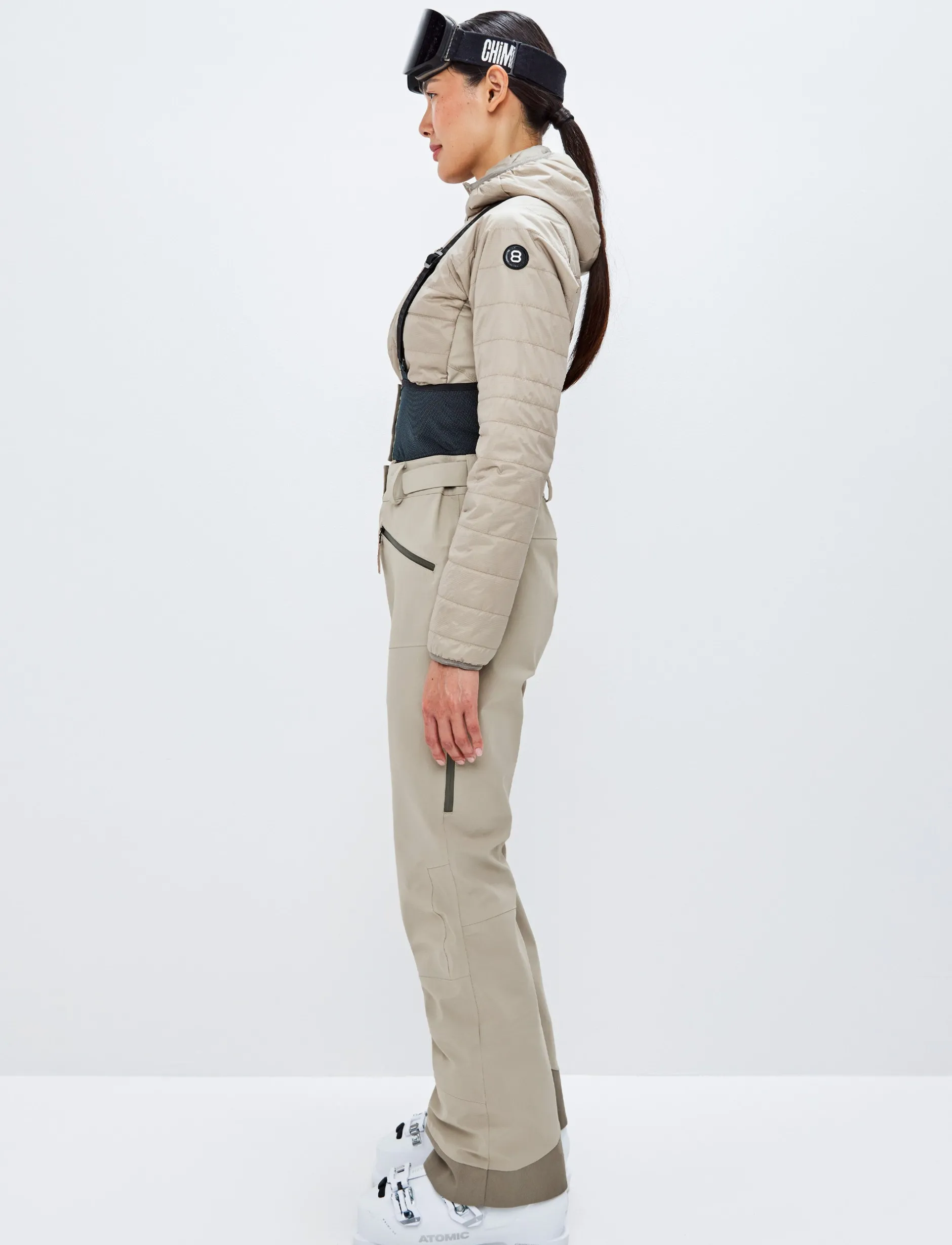 Skidbyxor*8848 Altitude Chloe W Shell Pant - Lt Fallen Rock