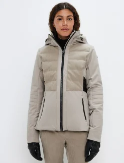Skidjackor*8848 Altitude Clarice W Cord Ski Jacket - Lt Beige
