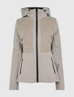 Skidjackor*8848 Altitude Clarice W Cord Ski Jacket - Lt Beige