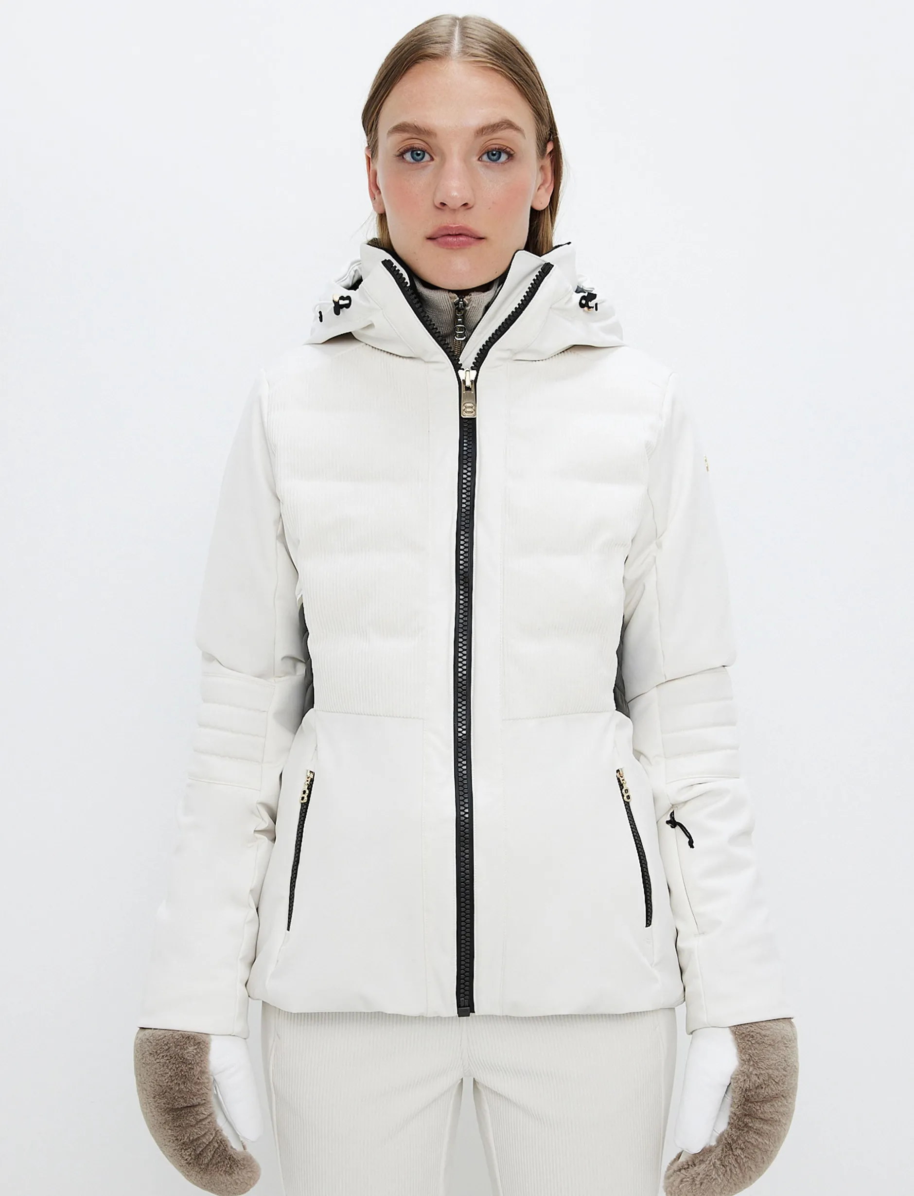 Skidjackor*8848 Altitude Clarice W Cord Ski Jacket - Winter White