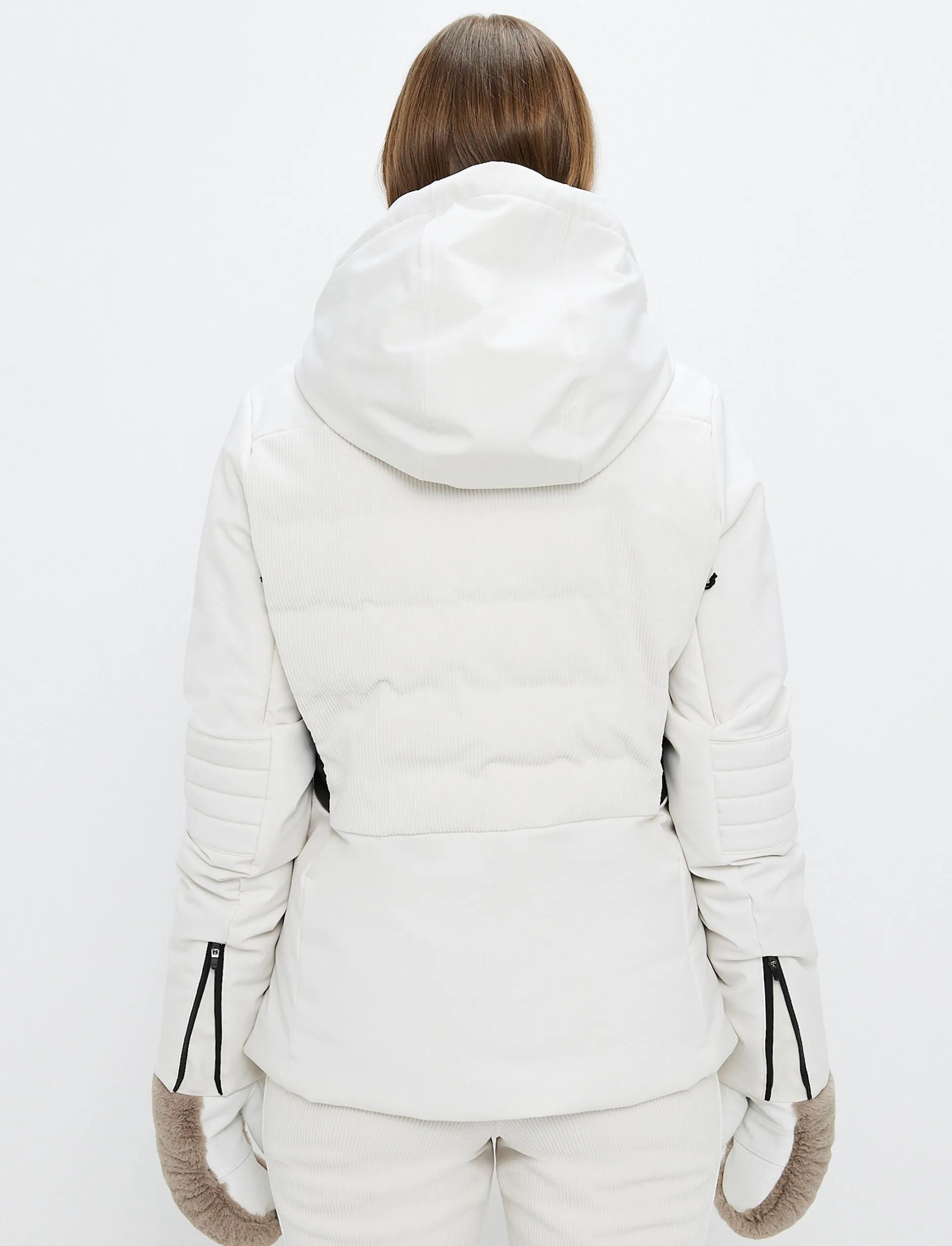 Skidjackor*8848 Altitude Clarice W Cord Ski Jacket - Winter White