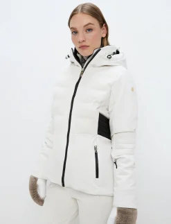 Skidjackor*8848 Altitude Clarice W Cord Ski Jacket - Winter White