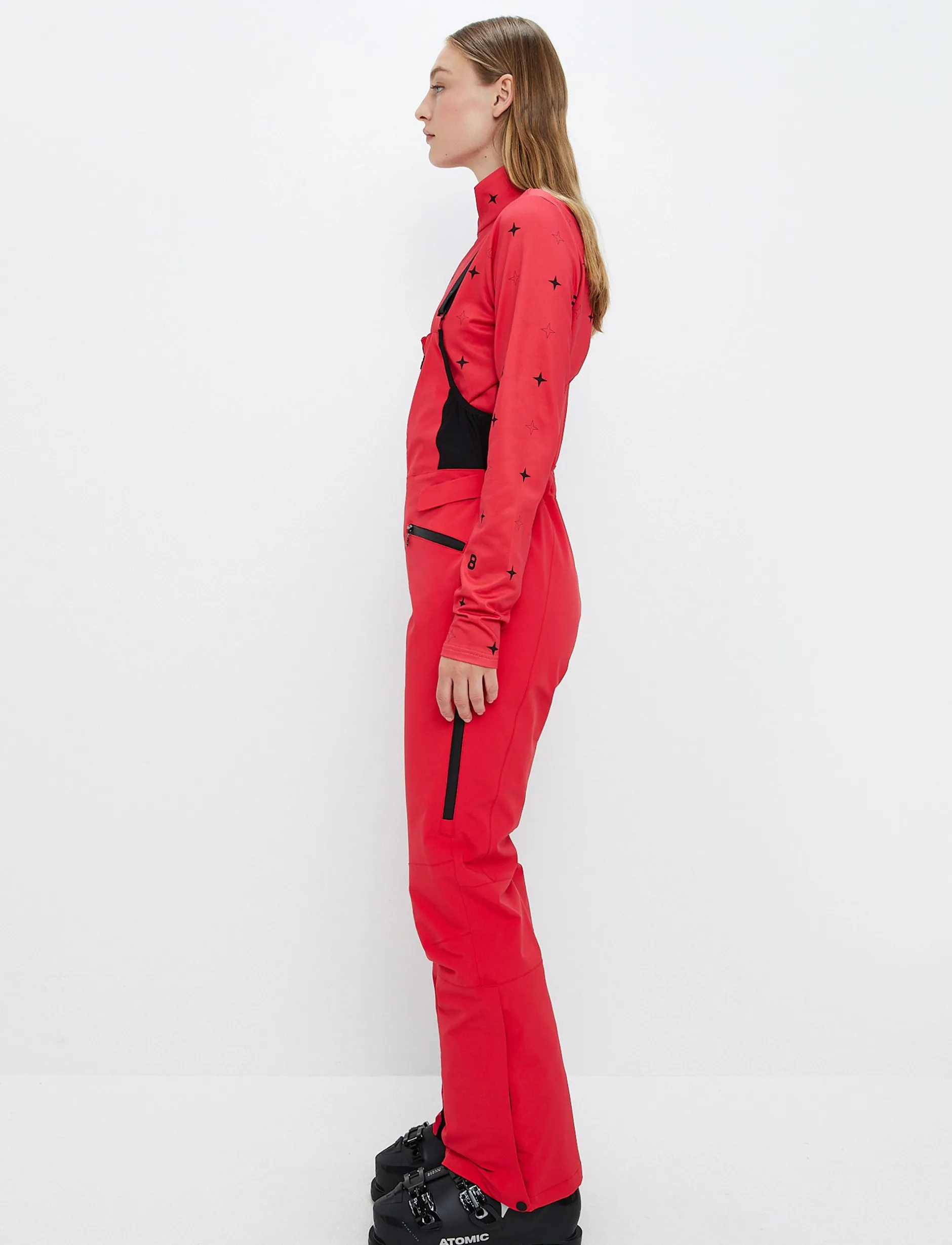 Skidbyxor*8848 Altitude Daniella 2.0 W Bib Pant - Poinsetta Red