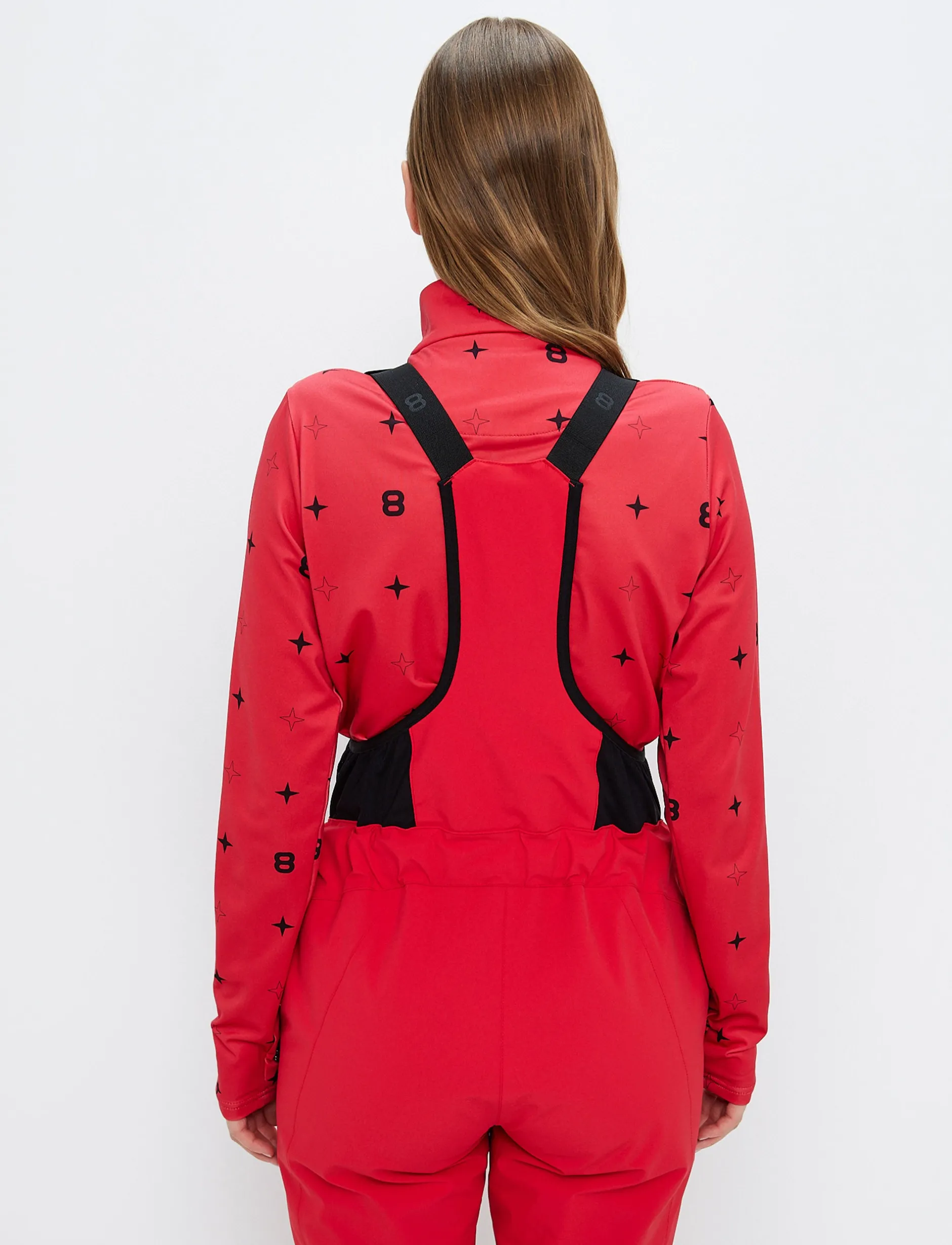 Skidbyxor*8848 Altitude Daniella 2.0 W Bib Pant - Poinsetta Red