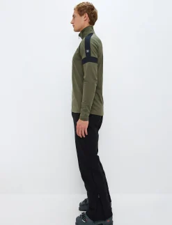 Mellanlager*8848 Altitude Dino 1/2 Zip Sweat - Army Green
