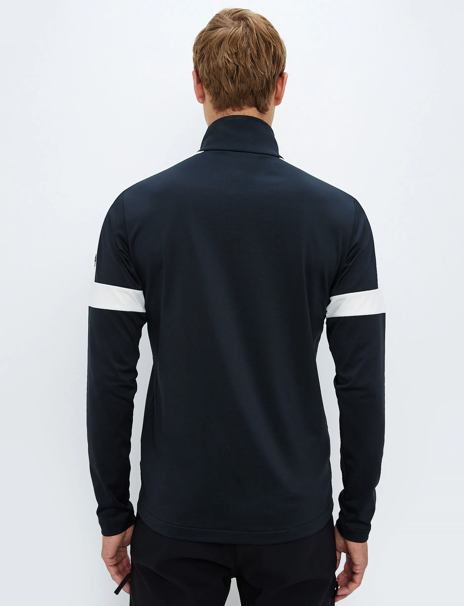 Mellanlager*8848 Altitude Dino 1/2 Zip Sweat - Black/White