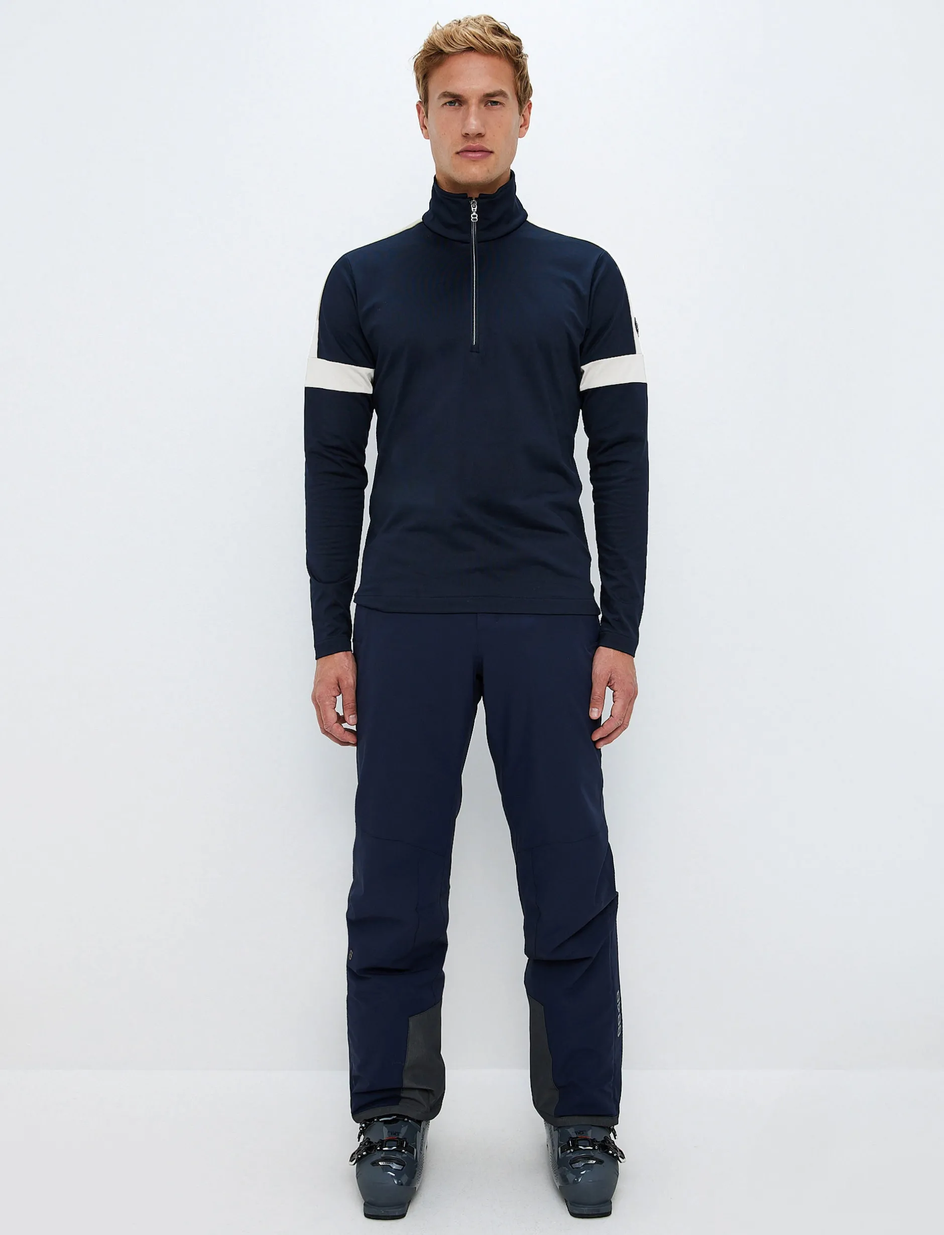 Mellanlager*8848 Altitude Dino 1/2 Zip Sweat - Navy