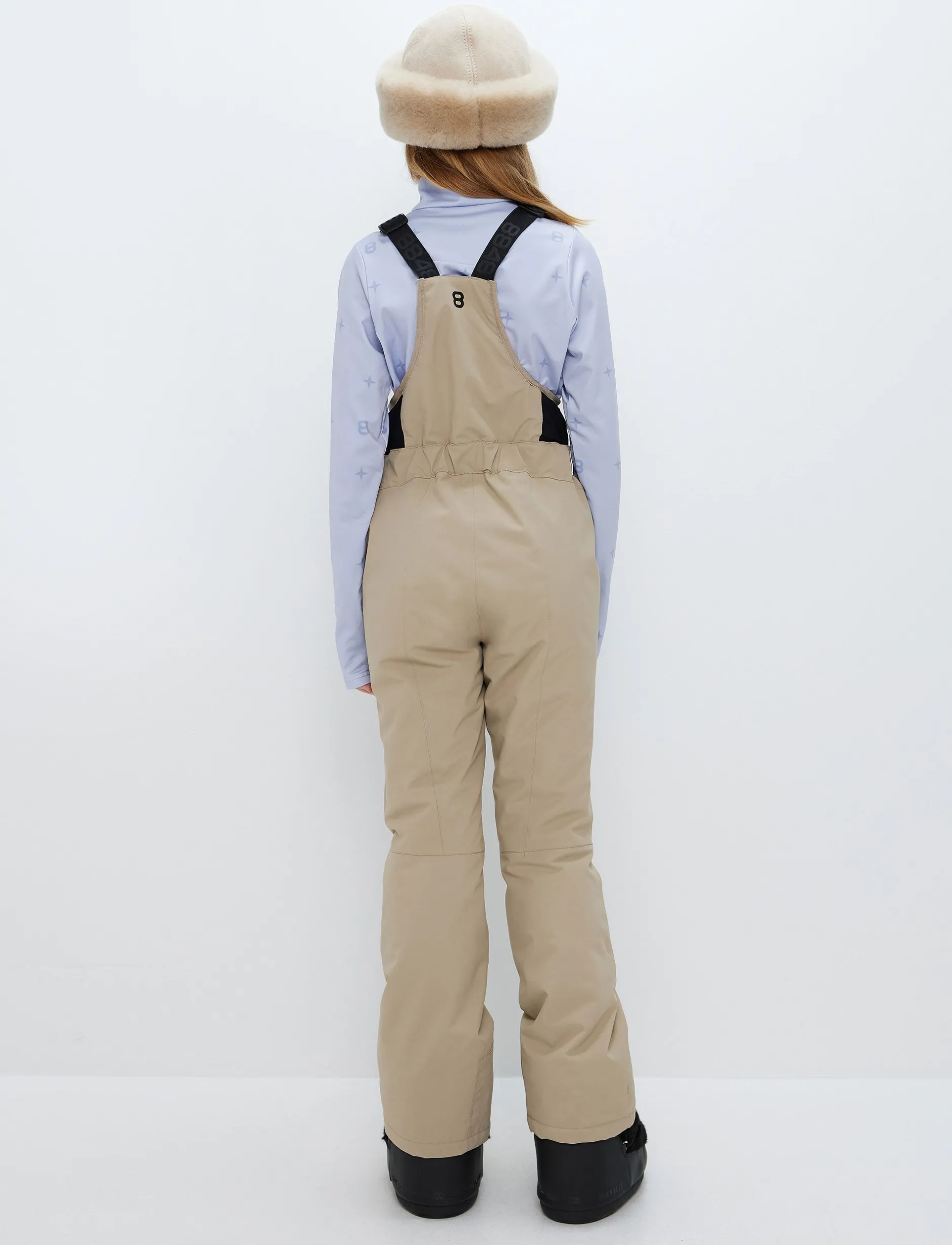 Skidbyxor*8848 Altitude Ella JR Bib Pant - Lt Fallen Rock