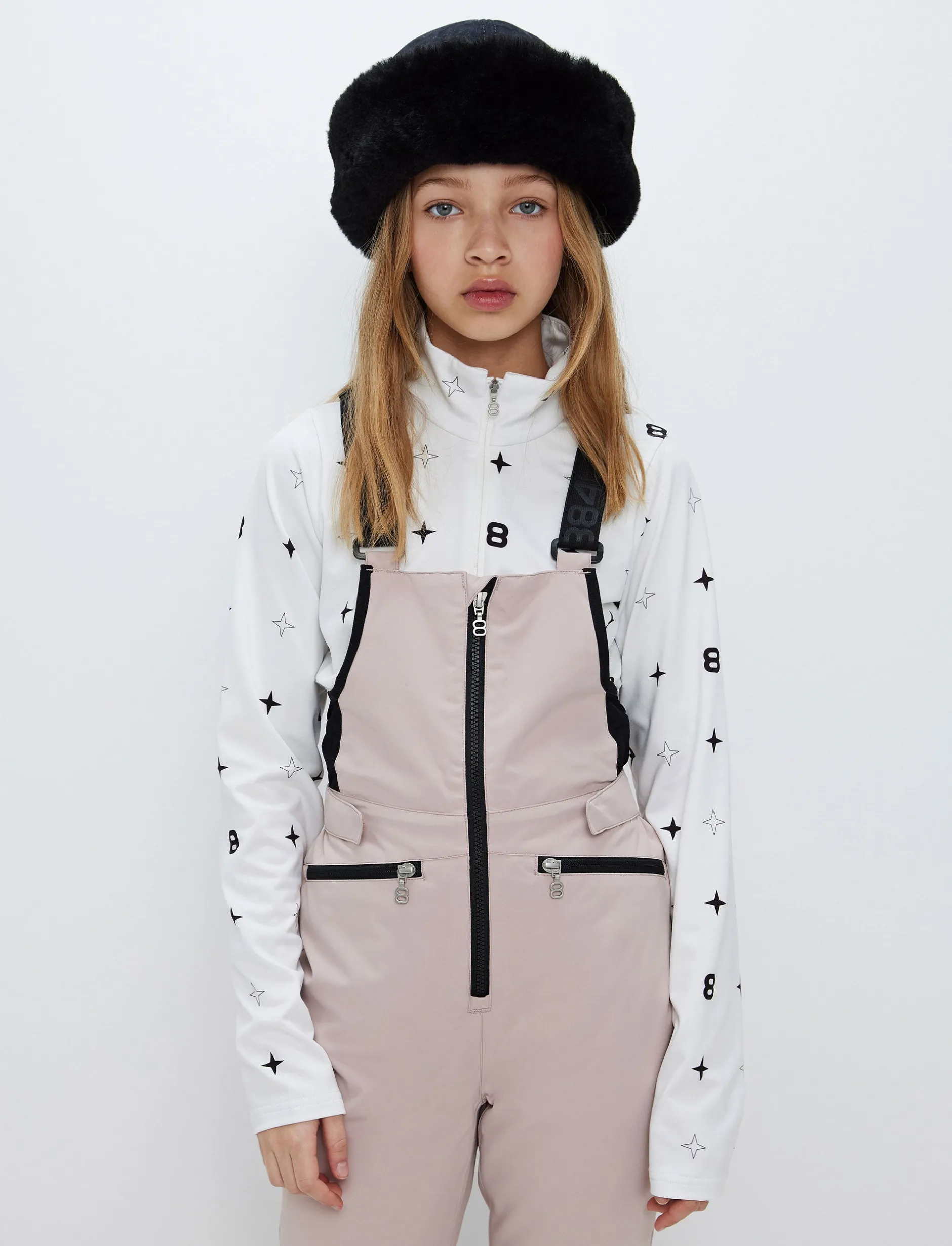 Skidbyxor*8848 Altitude Ella JR Bib Pant - Powder Pink