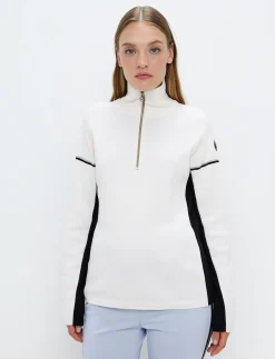 Tröjor|Mellanlager*8848 Altitude Ember W Merino Sweat - Blanc