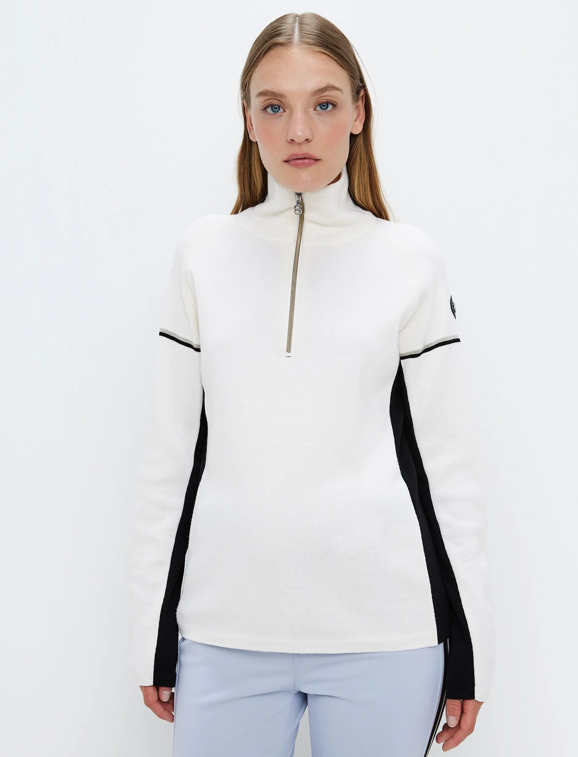 Tröjor|Mellanlager*8848 Altitude Ember W Merino Sweat - Blanc