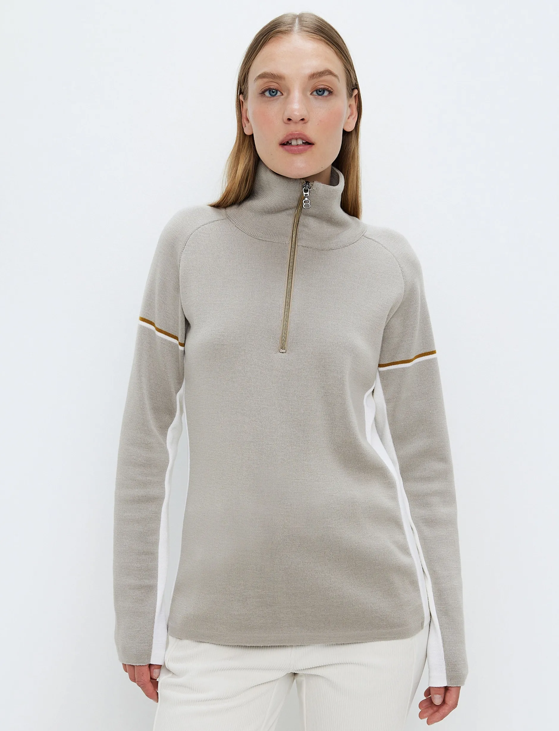 Tröjor|Mellanlager*8848 Altitude Ember W Merino Sweat - Lt Beige