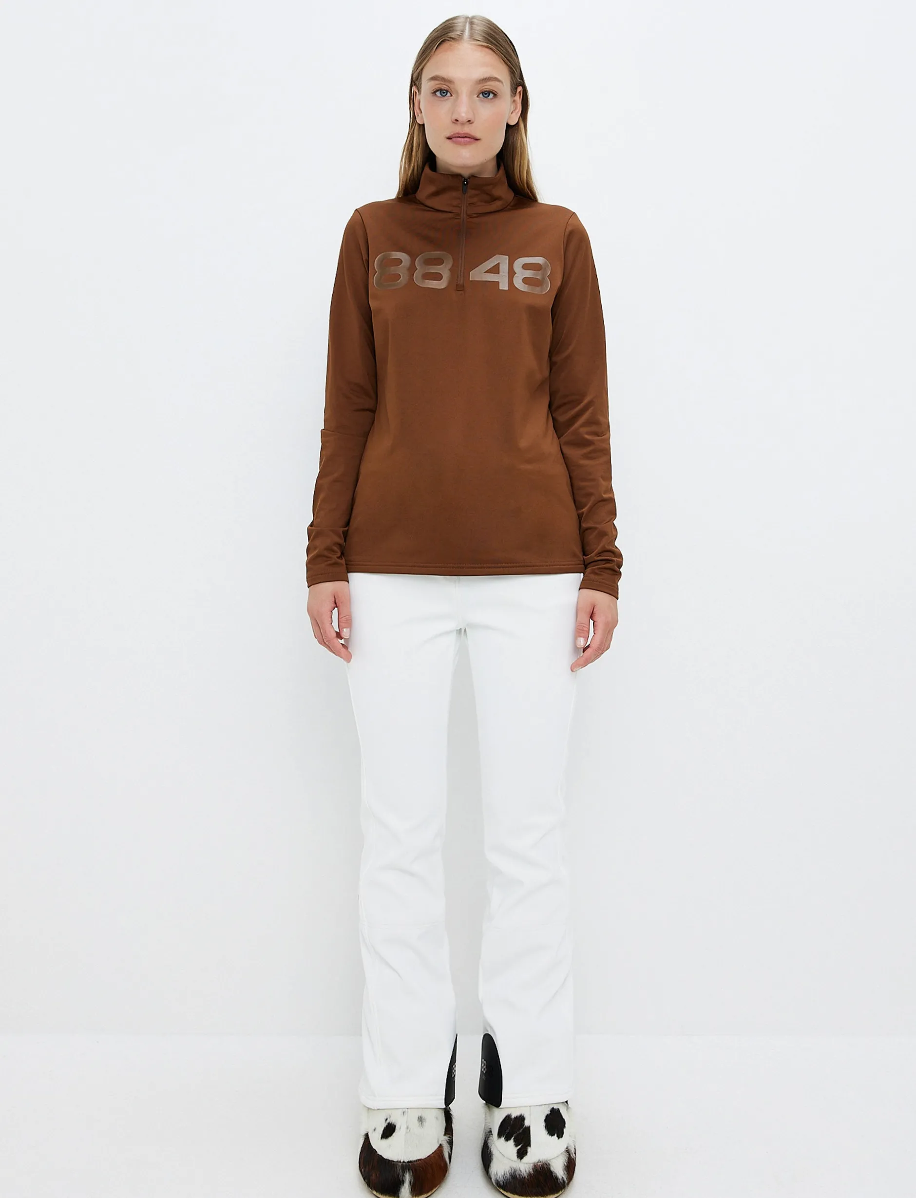 Mellanlager*8848 Altitude Fairlee W Sweat - Cashmere Brown