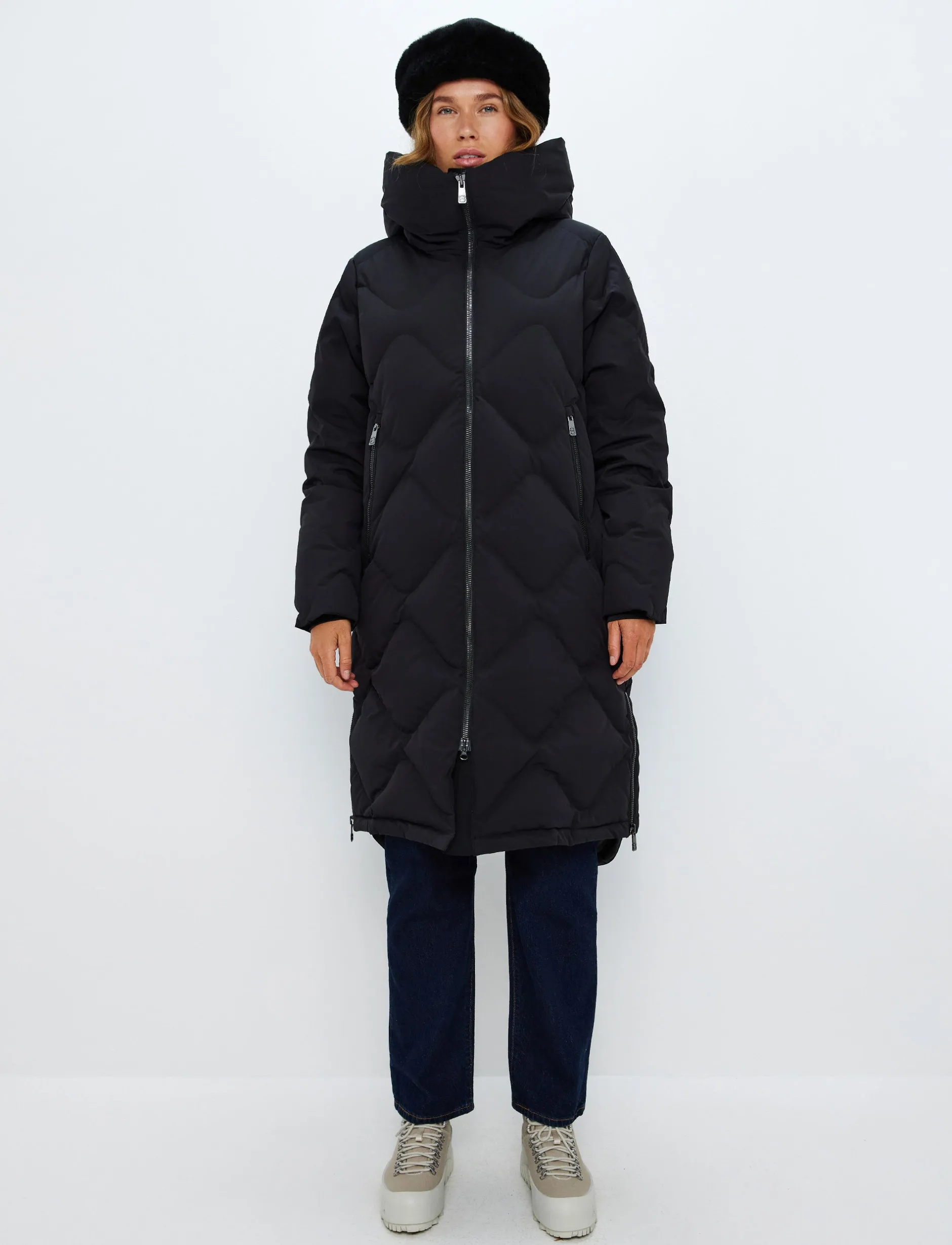 Dunjackor*8848 Altitude Gwen W Down Coat - Black