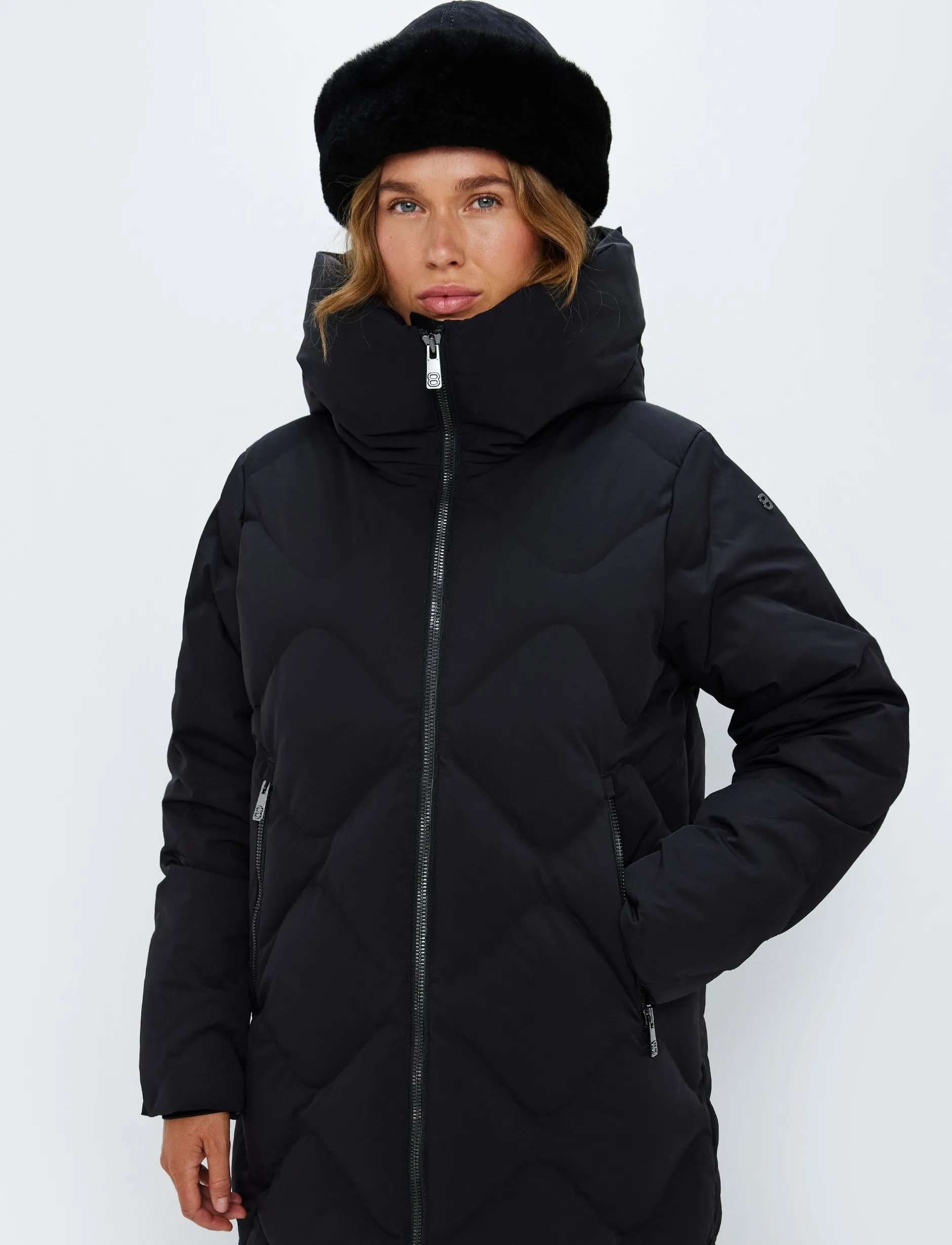 Dunjackor*8848 Altitude Gwen W Down Coat - Black