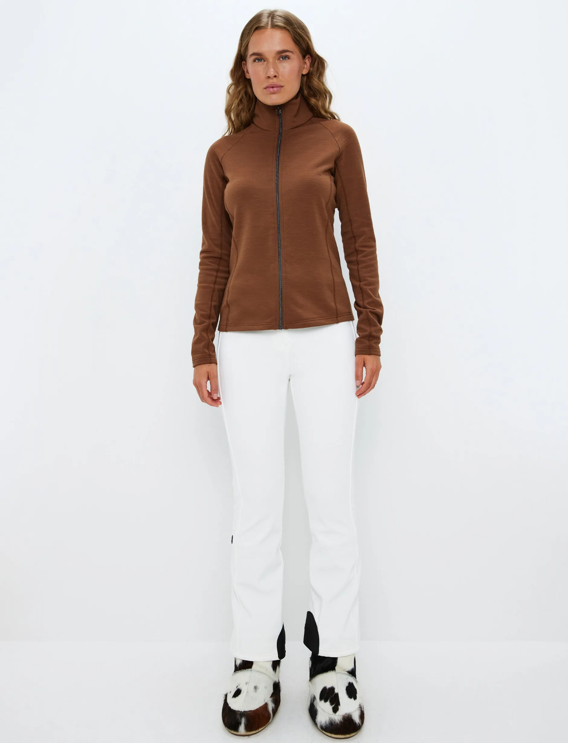 Tröjor|Mellanlager*8848 Altitude Hallie W Wool Sweat - Cashmere Brown