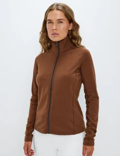 Tröjor|Mellanlager*8848 Altitude Hallie W Wool Sweat - Cashmere Brown