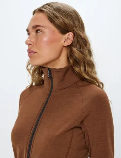 Tröjor|Mellanlager*8848 Altitude Hallie W Wool Sweat - Cashmere Brown