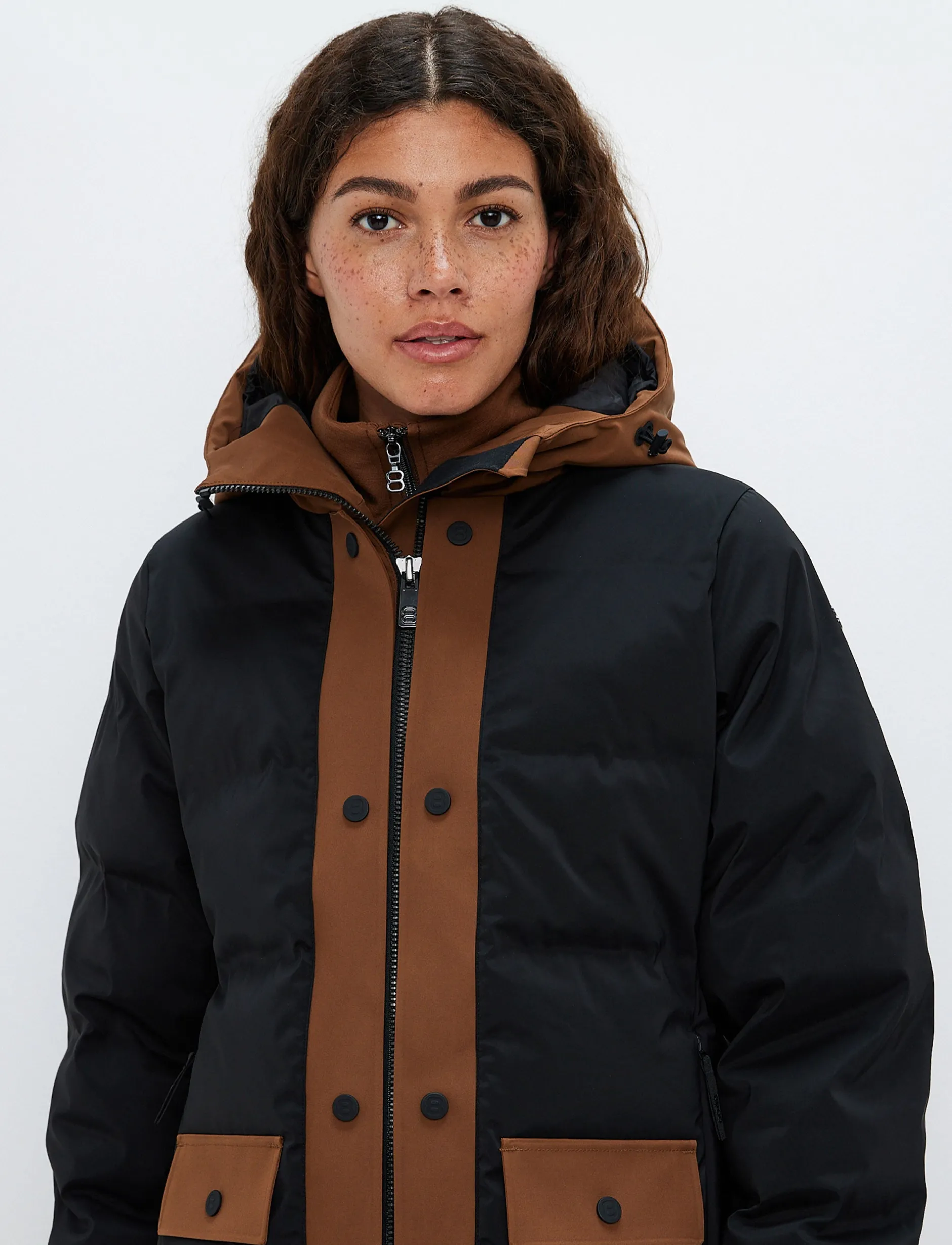 Skidjackor*8848 Altitude Harlow W Ski Jacket - Black/Cashmere Brown