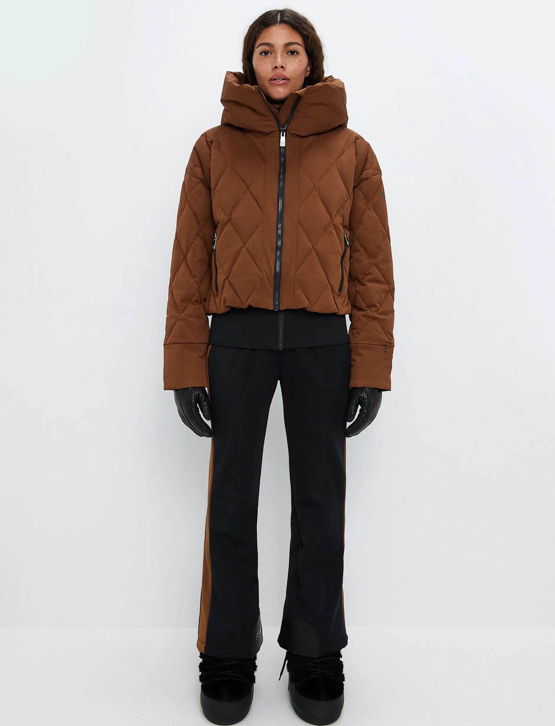 Skidjackor*8848 Altitude Hildi W Ski Puffer - Cashmere Brown