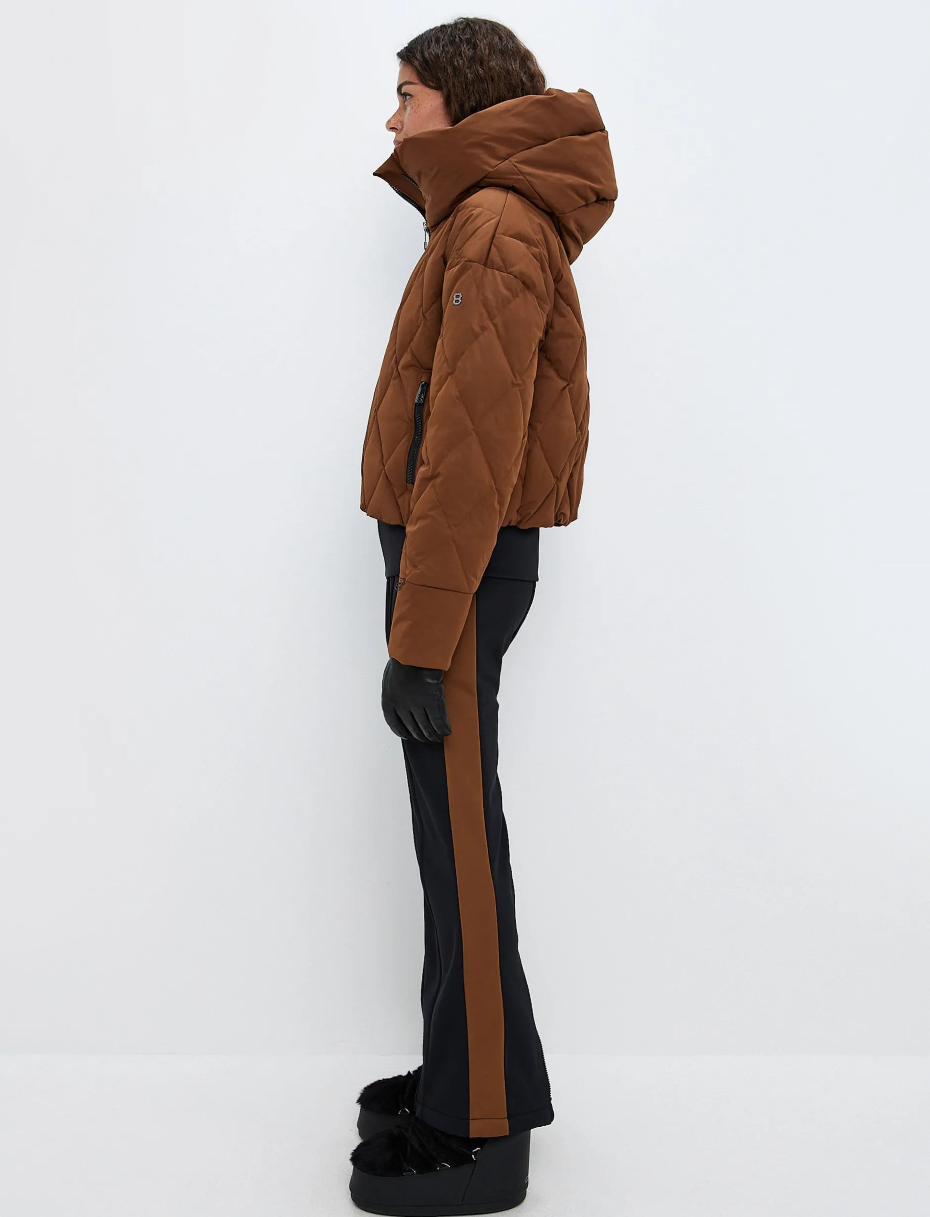 Skidjackor*8848 Altitude Hildi W Ski Puffer - Cashmere Brown