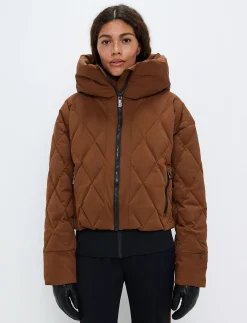 Skidjackor*8848 Altitude Hildi W Ski Puffer - Cashmere Brown