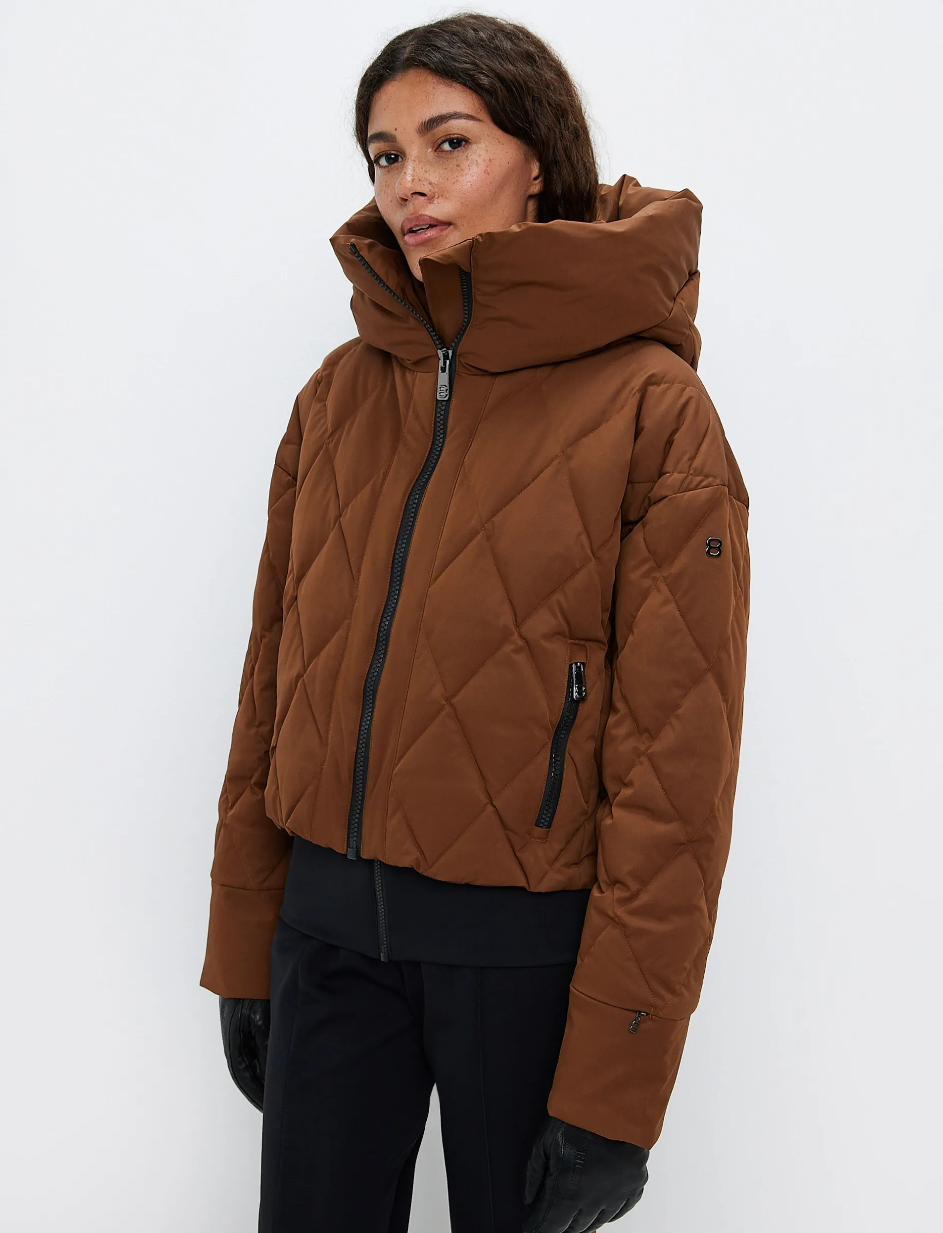 Skidjackor*8848 Altitude Hildi W Ski Puffer - Cashmere Brown