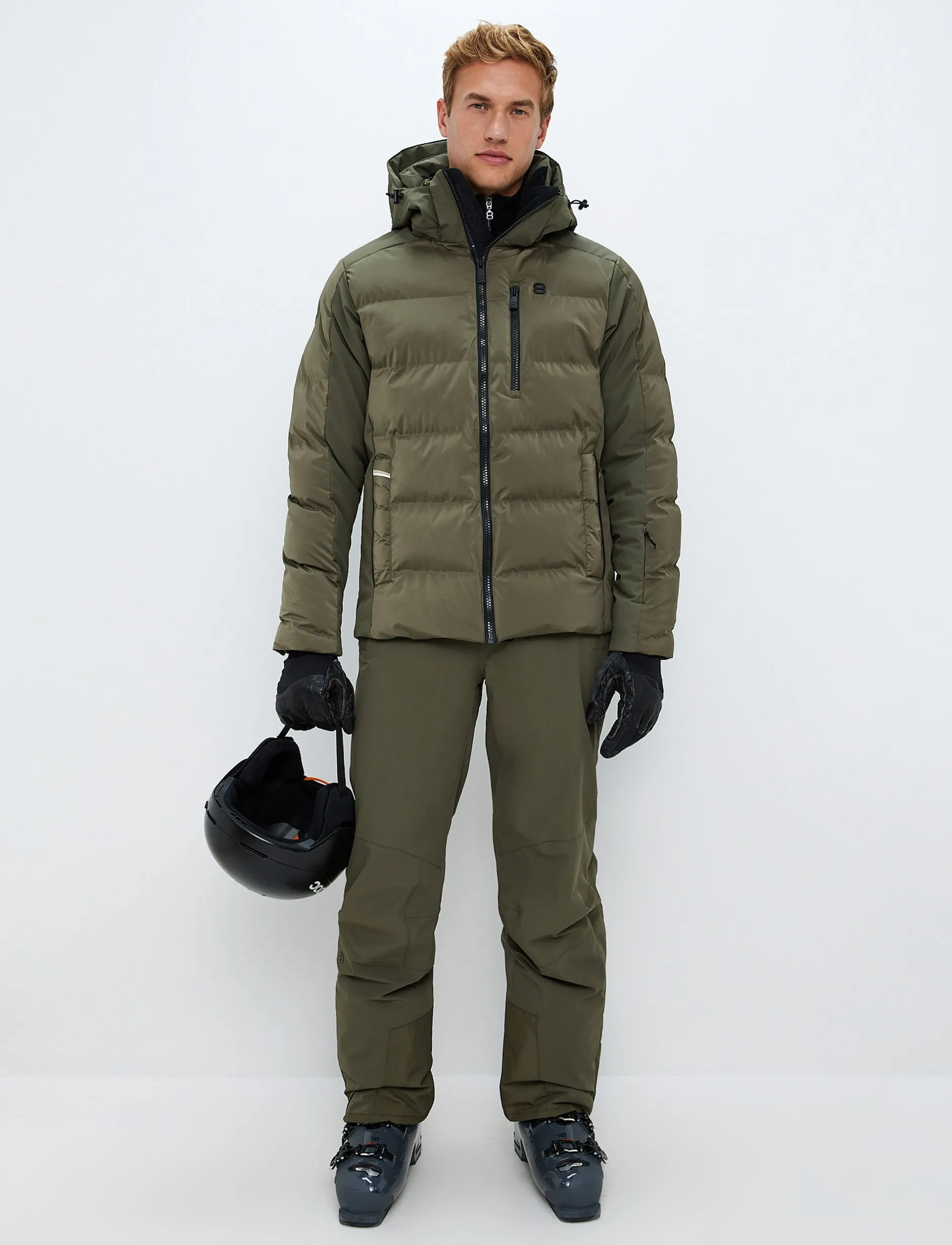Dunjackor|Skidjackor*8848 Altitude Malik Ski Jacket - Army Green