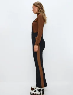 Skidbyxor*8848 Altitude Maya W Bib Pant - Black/Cashmere Brown