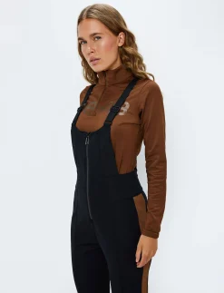 Skidbyxor*8848 Altitude Maya W Bib Pant - Black/Cashmere Brown