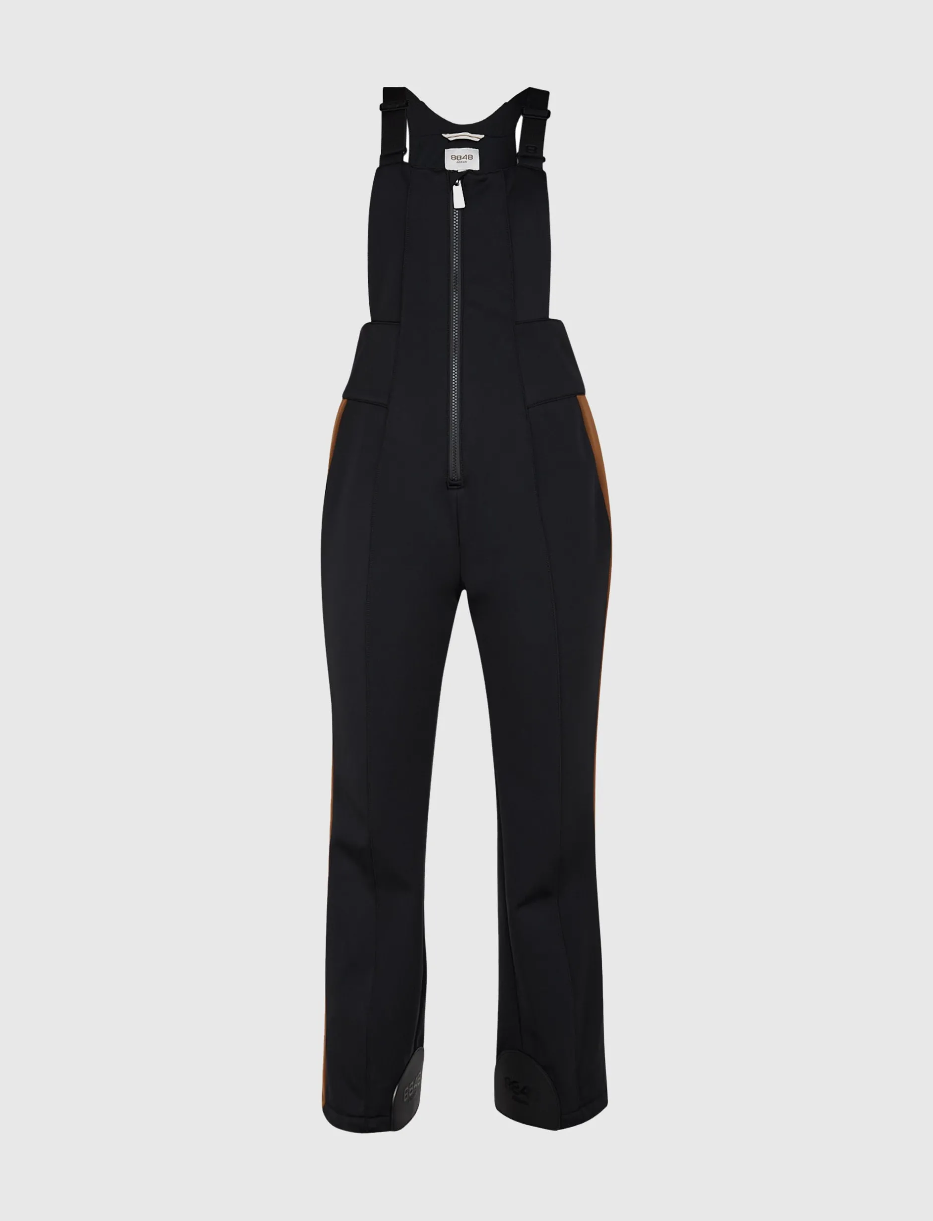 Skidbyxor*8848 Altitude Maya W Bib Pant - Black/Cashmere Brown