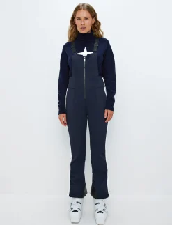Skidbyxor*8848 Altitude Maya W Bib Pant - Navy/Blanc