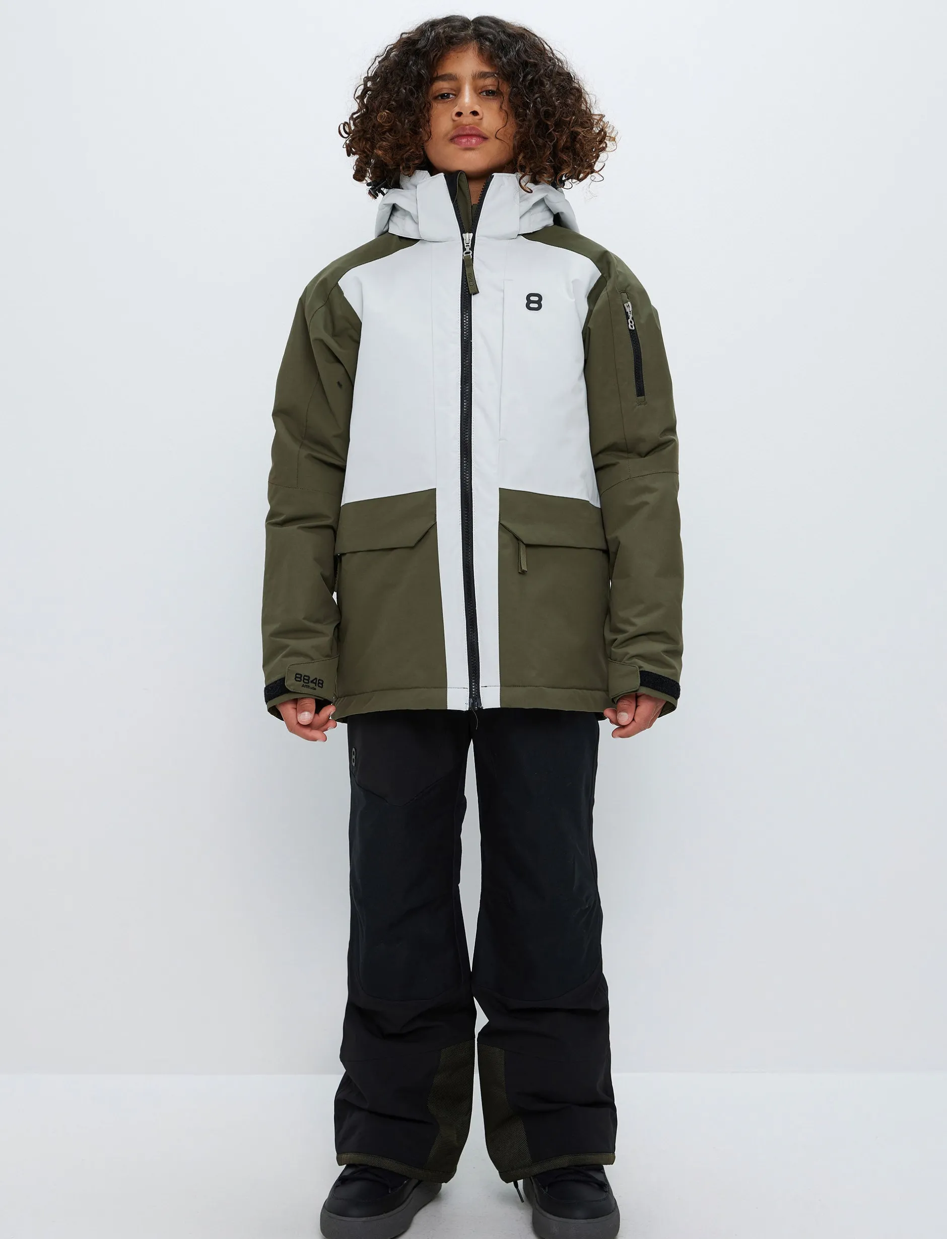 Skidjackor*8848 Altitude Miles JR Ski Jacket - Army Green