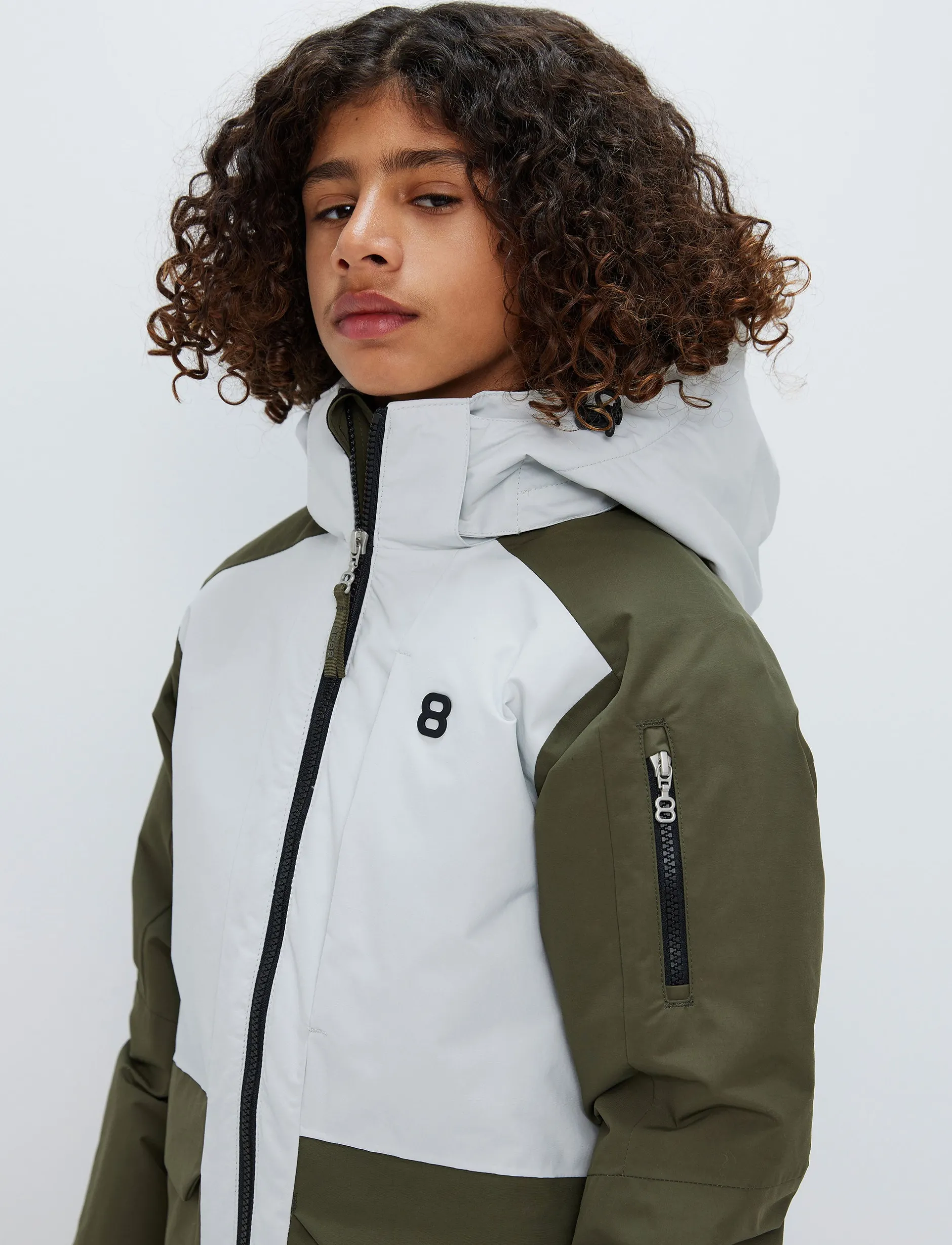 Skidjackor*8848 Altitude Miles JR Ski Jacket - Army Green