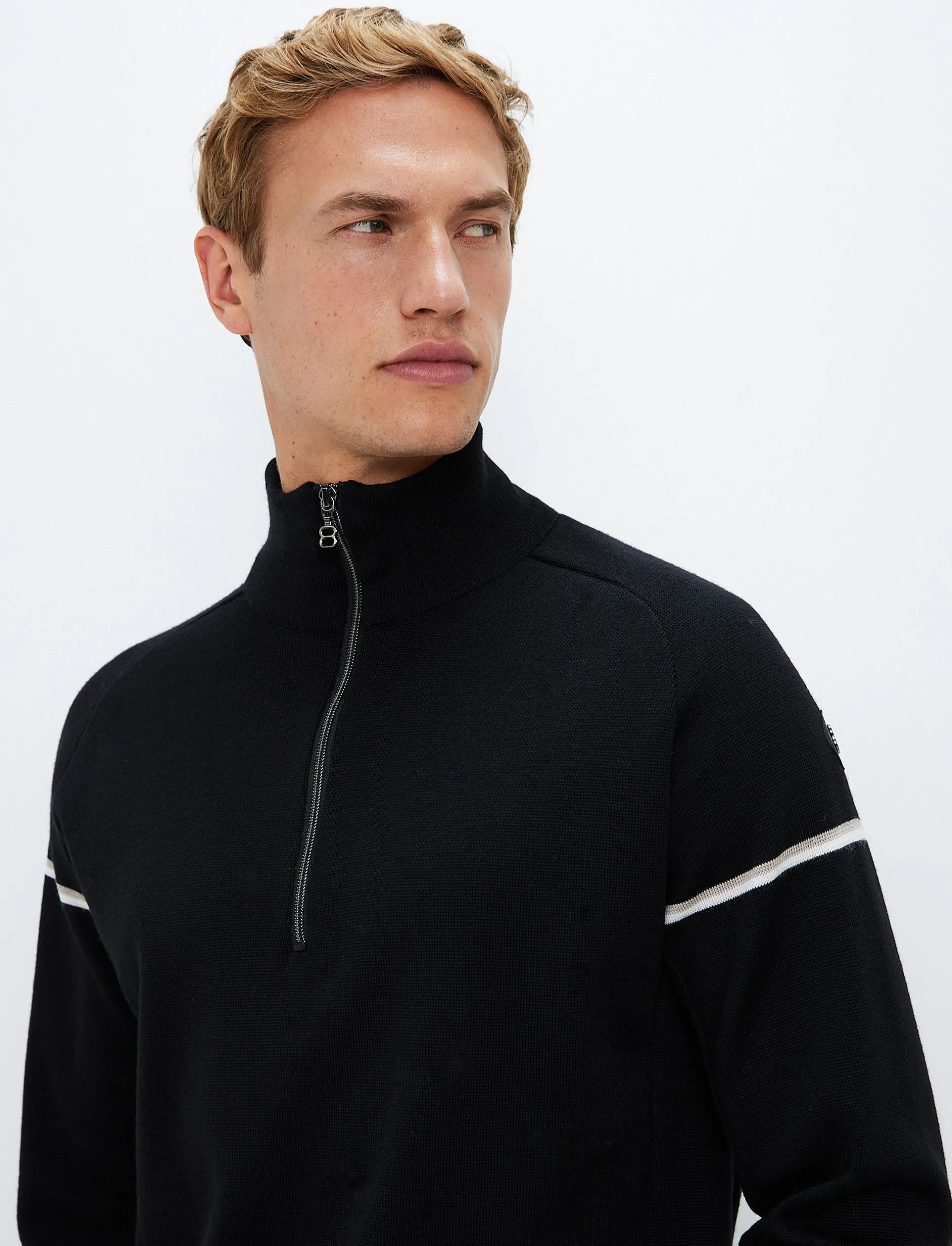 Mellanlager|Tröjor*8848 Altitude Moritz Merino Sweat - Black
