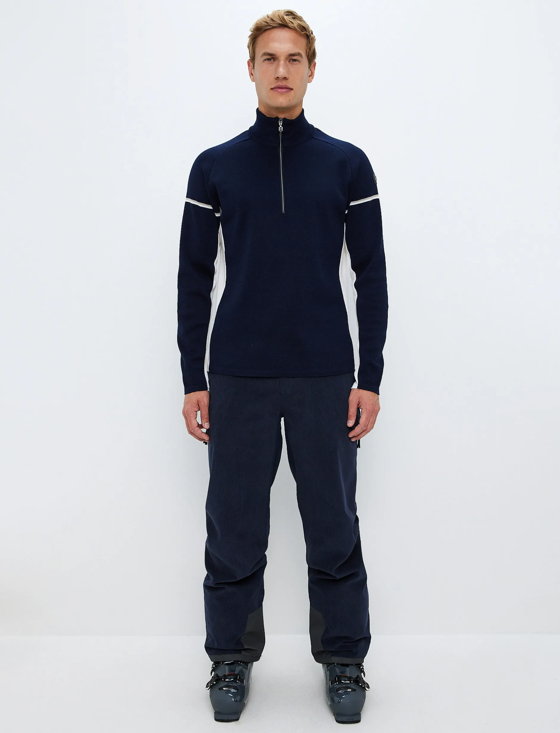 Tröjor|Mellanlager*8848 Altitude Moritz Merino Sweat - Navy
