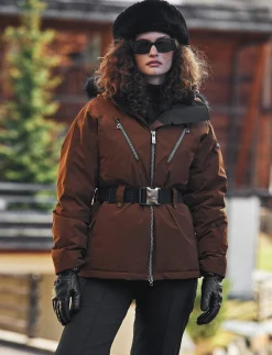 Skidjackor*8848 Altitude Perla W Ski Jacket - Cashmere Brown