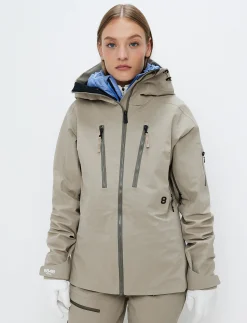 Skidjackor|Skaljackor*8848 Altitude Pow 3.0 W Shell Jacket - Lt Fallen Rock