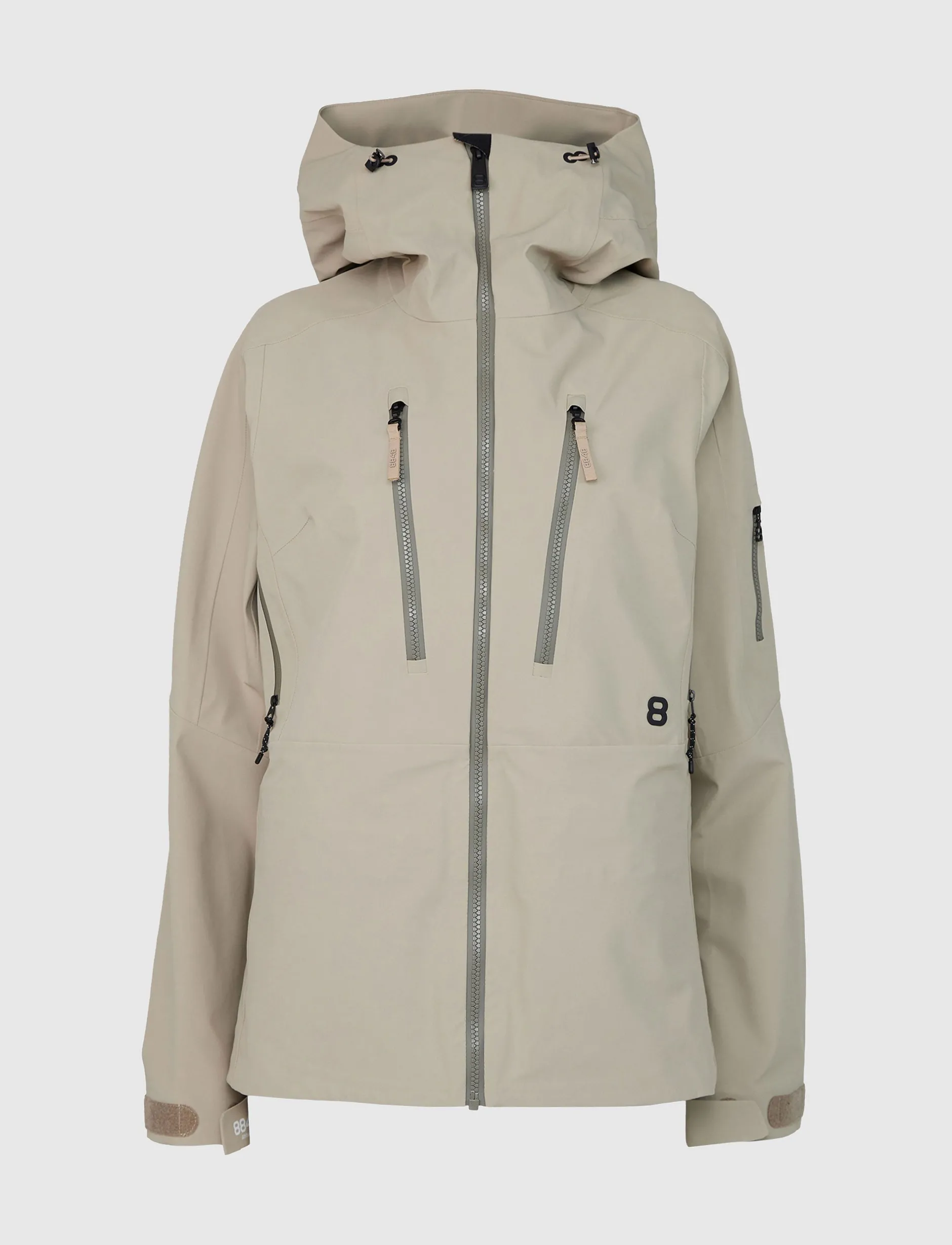 Skidjackor|Skaljackor*8848 Altitude Pow 3.0 W Shell Jacket - Lt Fallen Rock