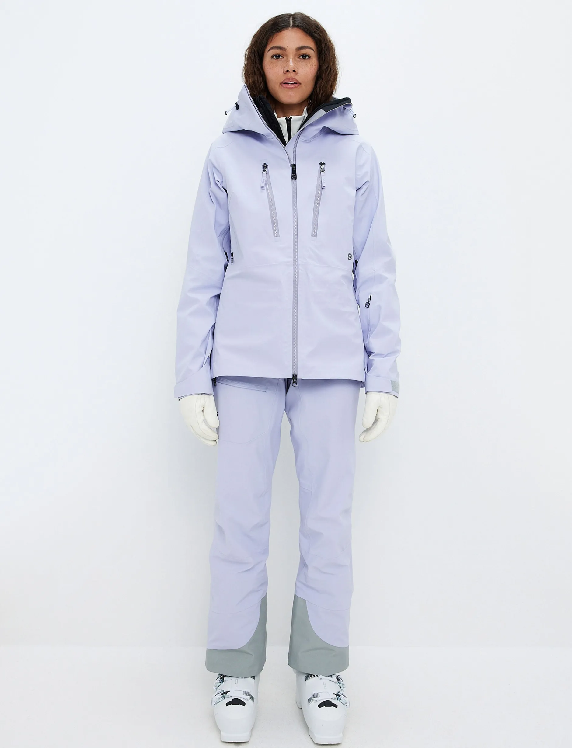 Skaljackor|Skidjackor*8848 Altitude Pow 4.0 W Shell Jack - Icelandic Blue