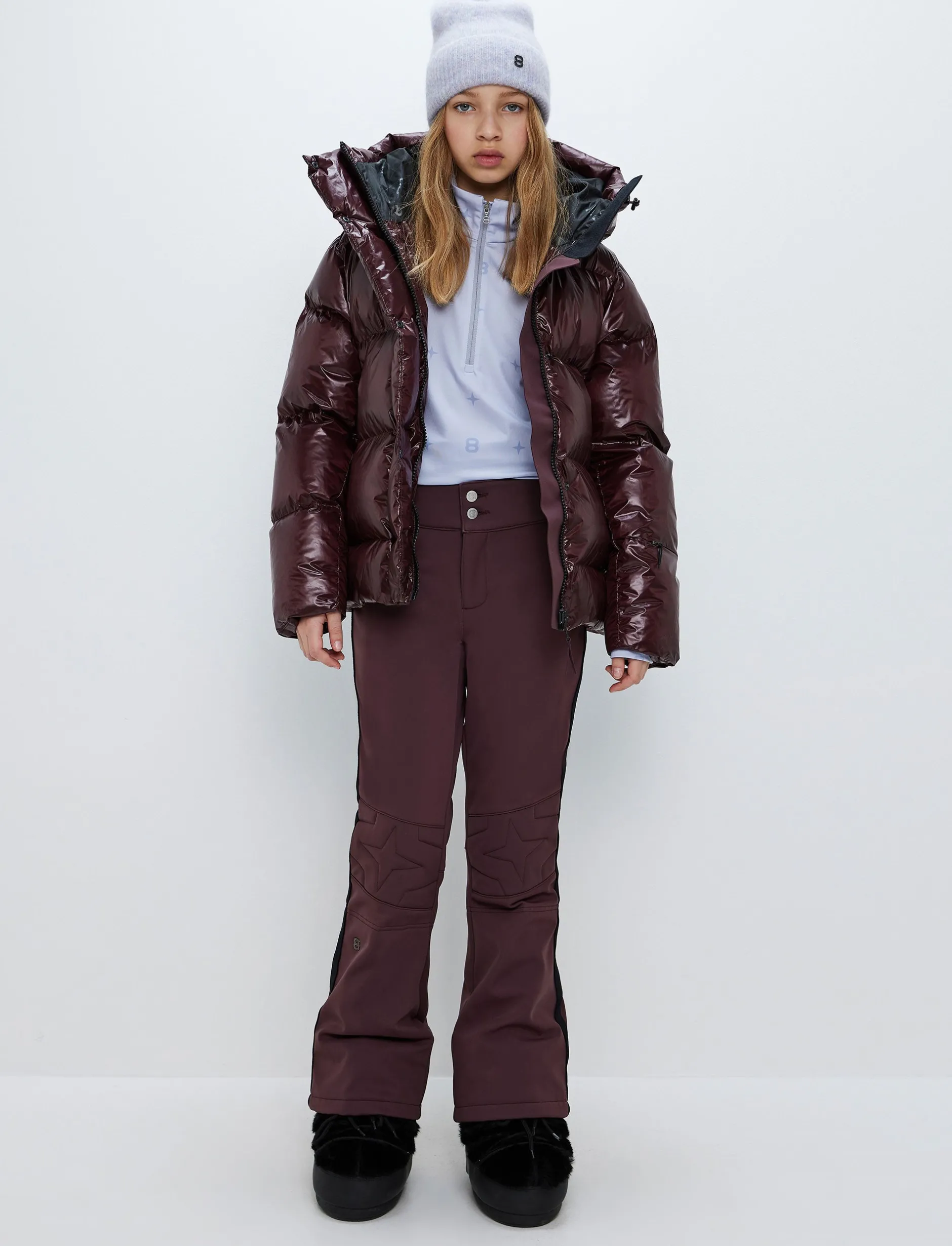 Skidjackor*8848 Altitude Saga Jr Ski Jacket - Dk Burgundy
