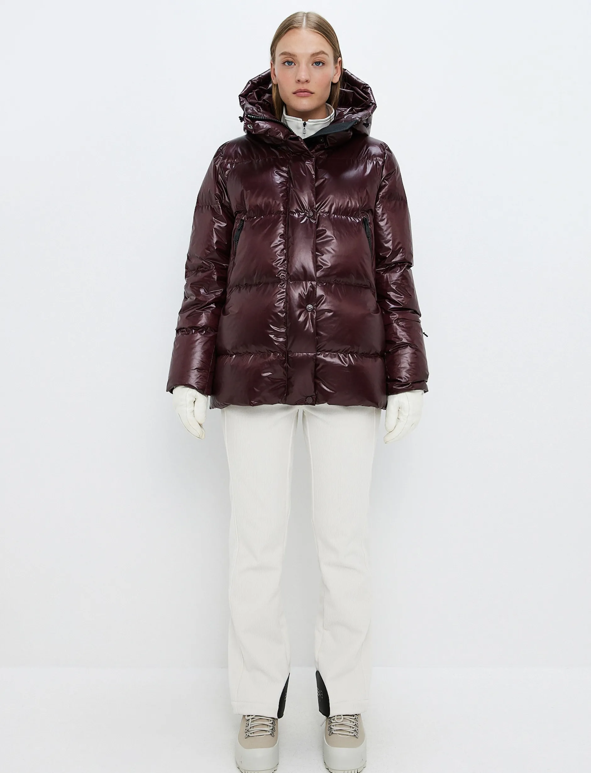 Dunjackor|Skidjackor*8848 Altitude Sarah W Ski Down Jacket - Dk Burgundy