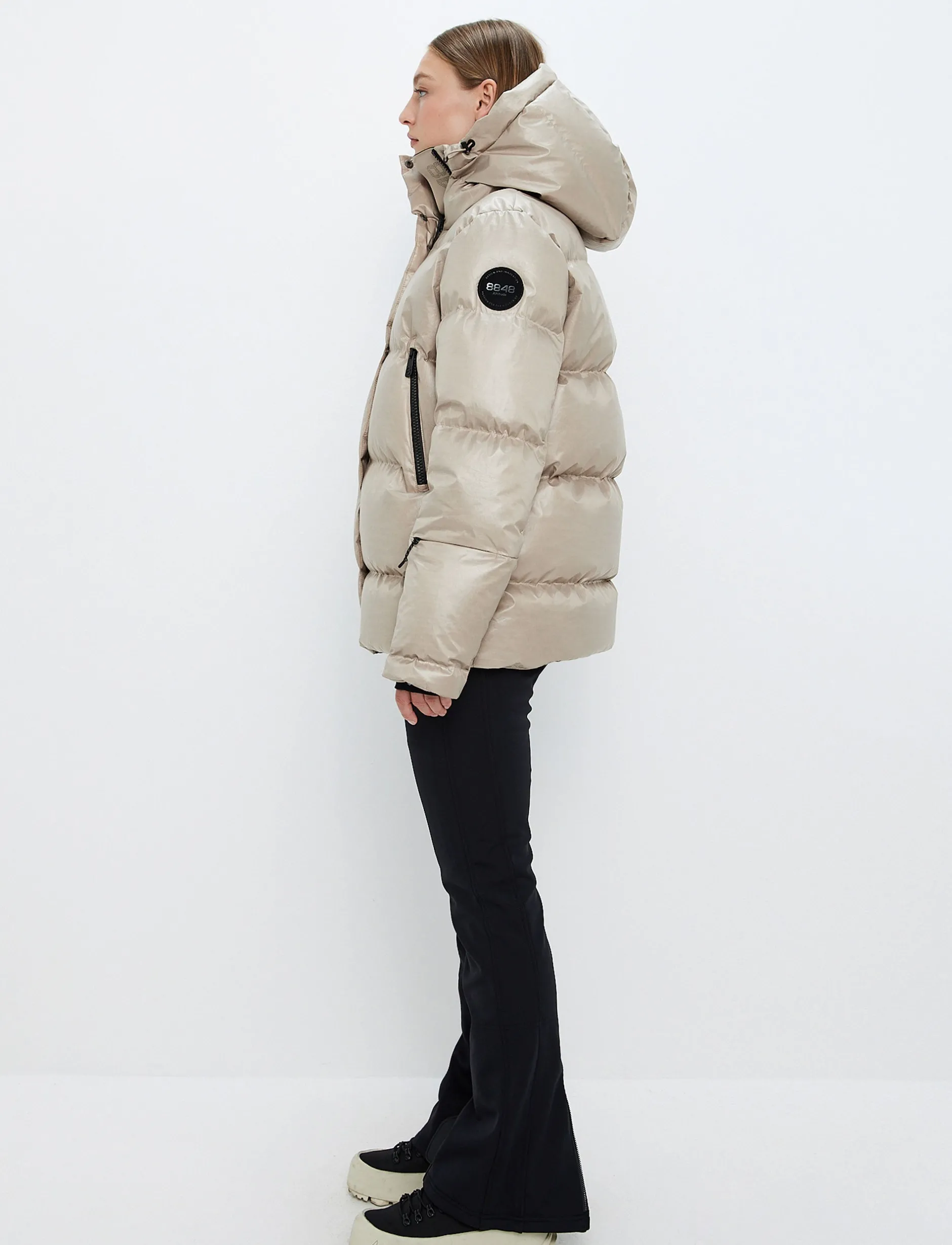 Dunjackor|Skidjackor*8848 Altitude Sarah W Ski Down Jacket - Lt Fallen Rock