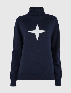 Tröjor|Mellanlager*8848 Altitude Snow Star W Seat - Navy