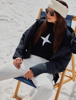 Tröjor|Mellanlager*8848 Altitude Snow Star W Seat - Navy